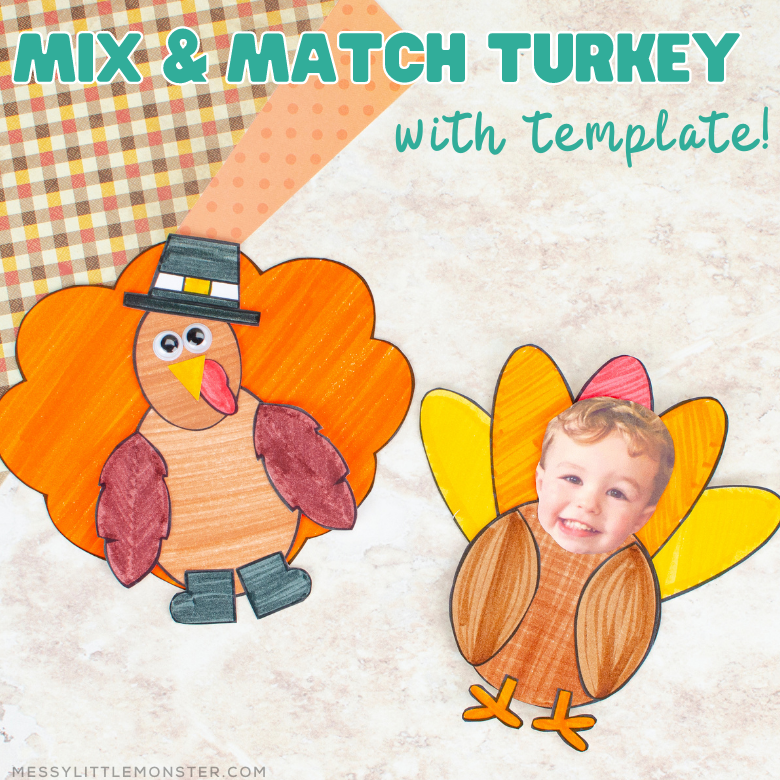 Turkey craft template