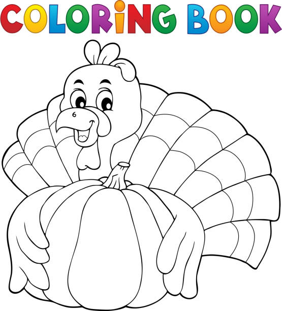 Turkey feathers coloring pages drawing stock illustrations royalty