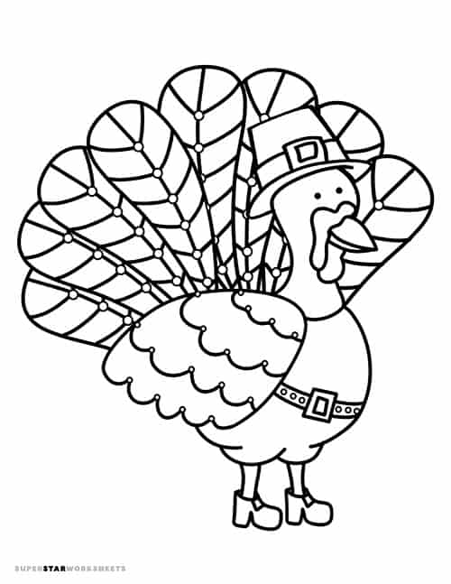 Turkey coloring pages