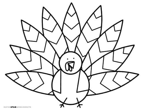 Turkey coloring pages