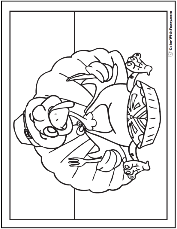 Turkey coloring pages digital interactive thanksgiving printables