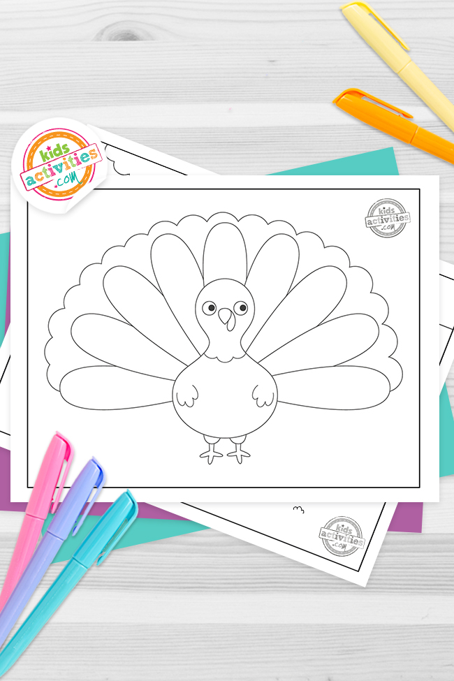 Cutest preschool turkey coloring pages kids activities blog