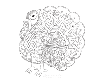 Free thanksgiving coloring pages for
