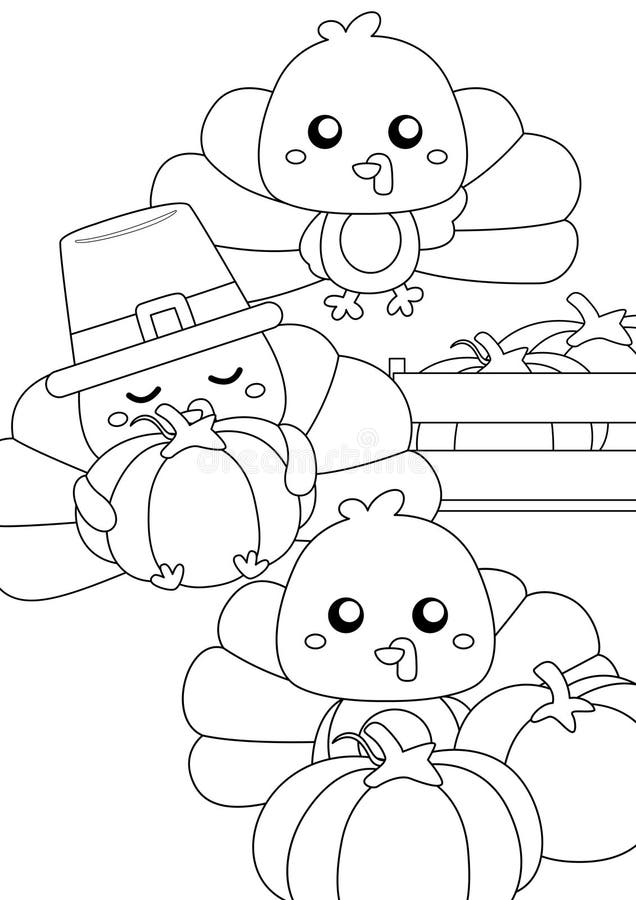 Thanksgiving coloring pages stock illustrations â thanksgiving coloring pages stock illustrations vectors clipart