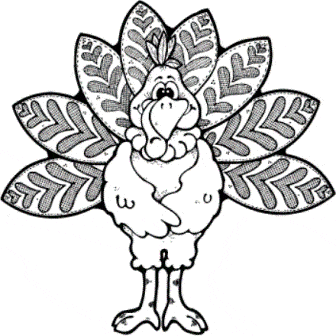 Free thanksgiving coloring pages for