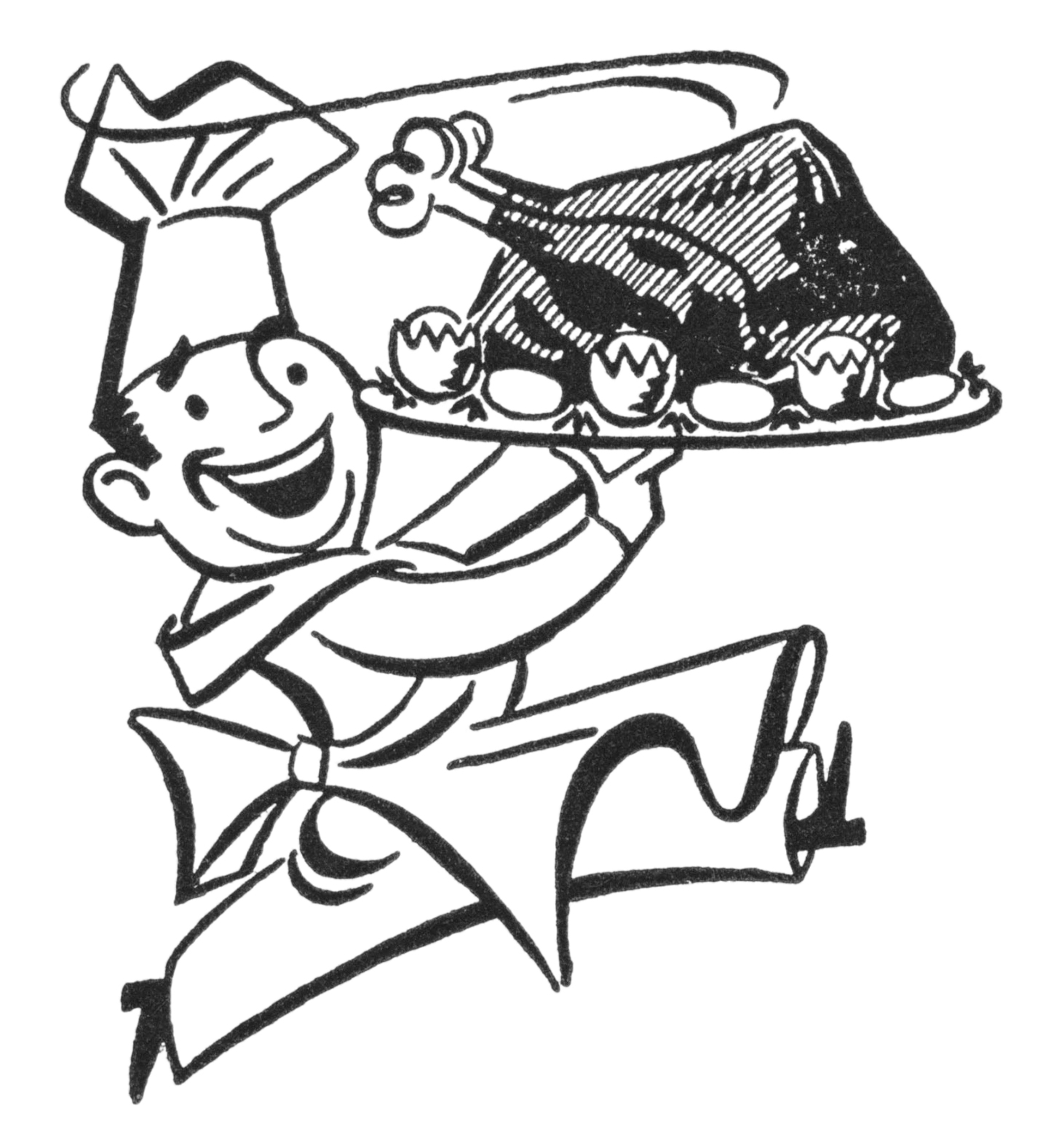 Roast turkey clipart thanksgiving