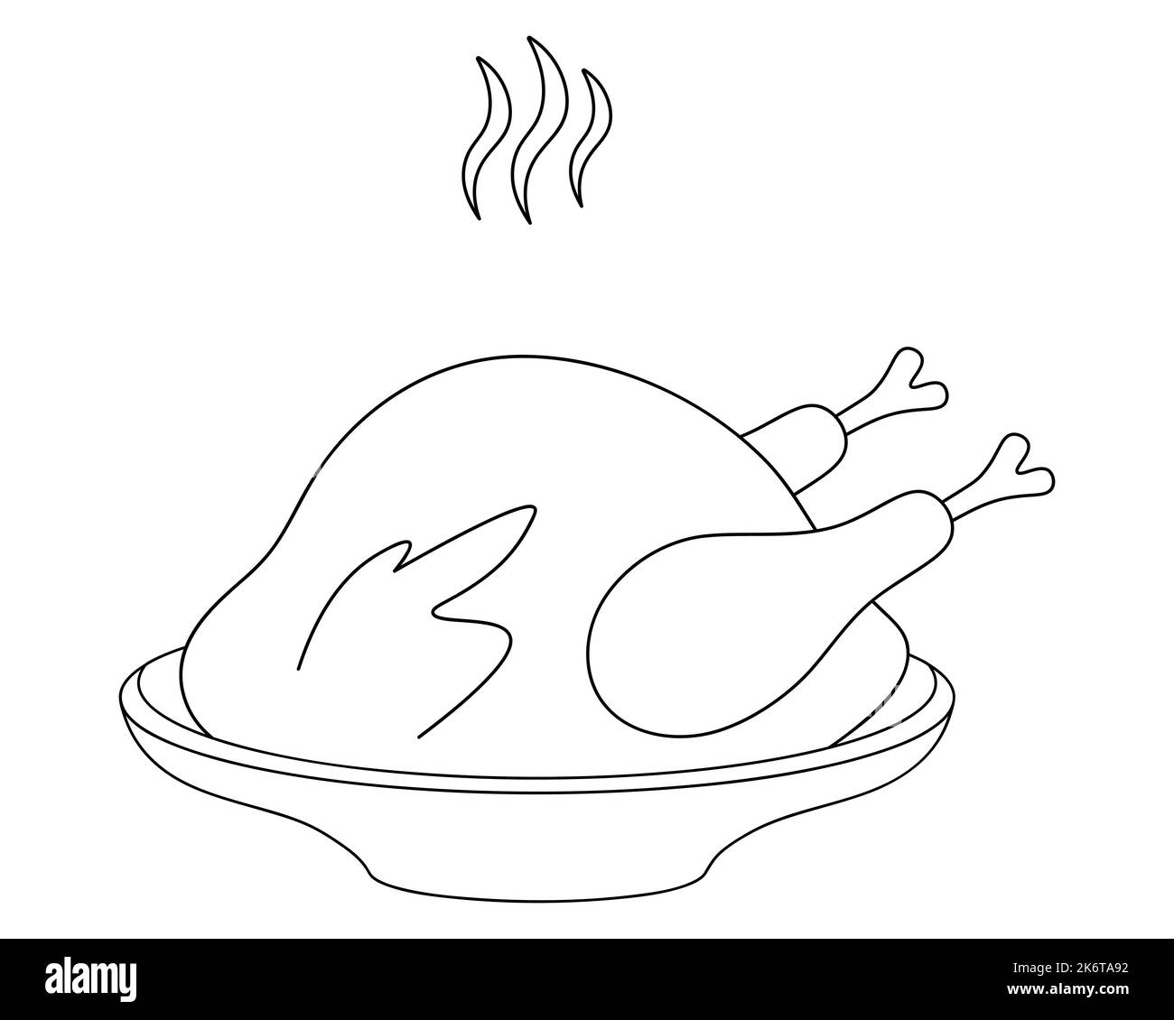 Turkey leg black and white stock photos images