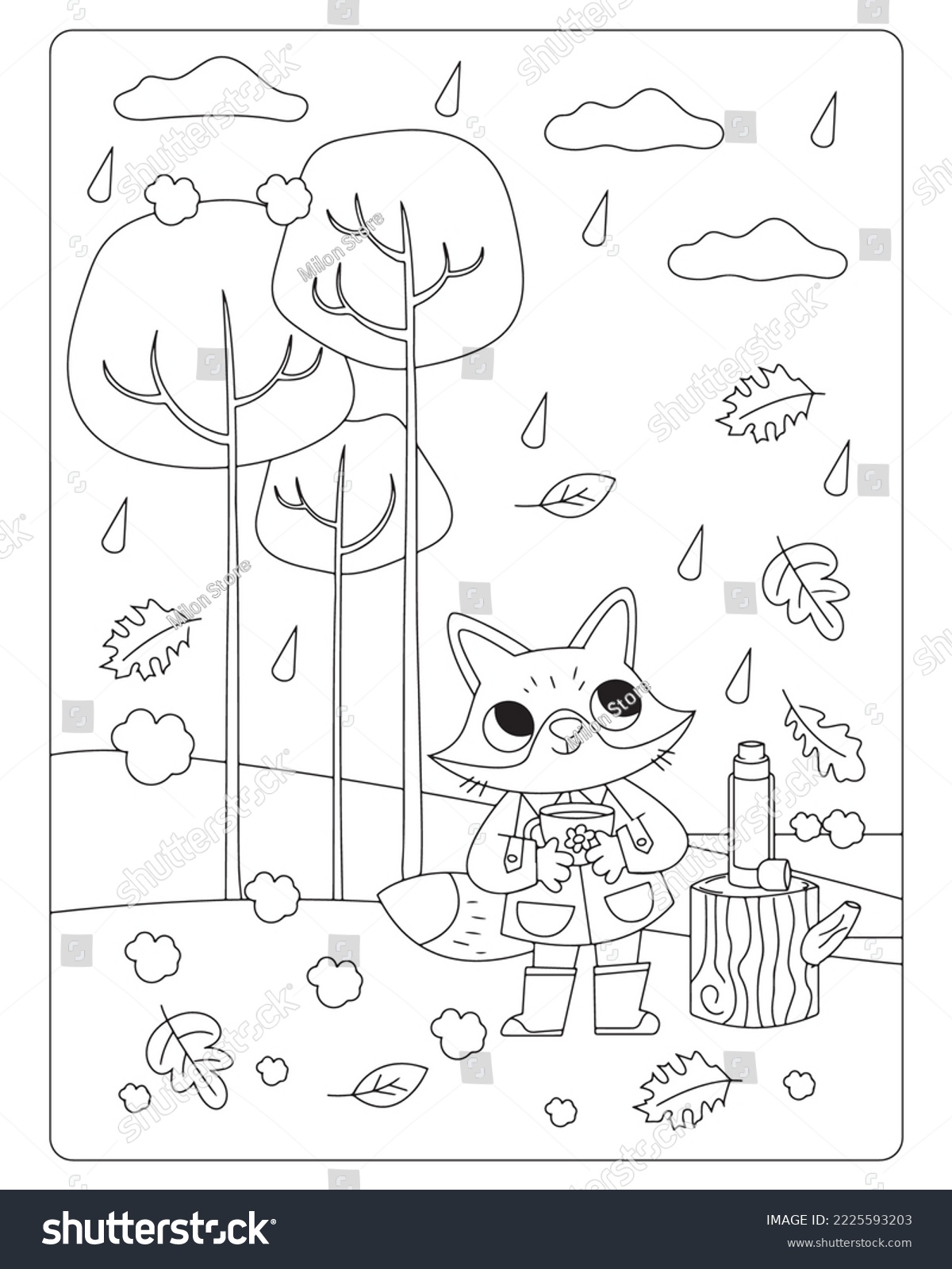 Kids coloring pages fall photos images and pictures