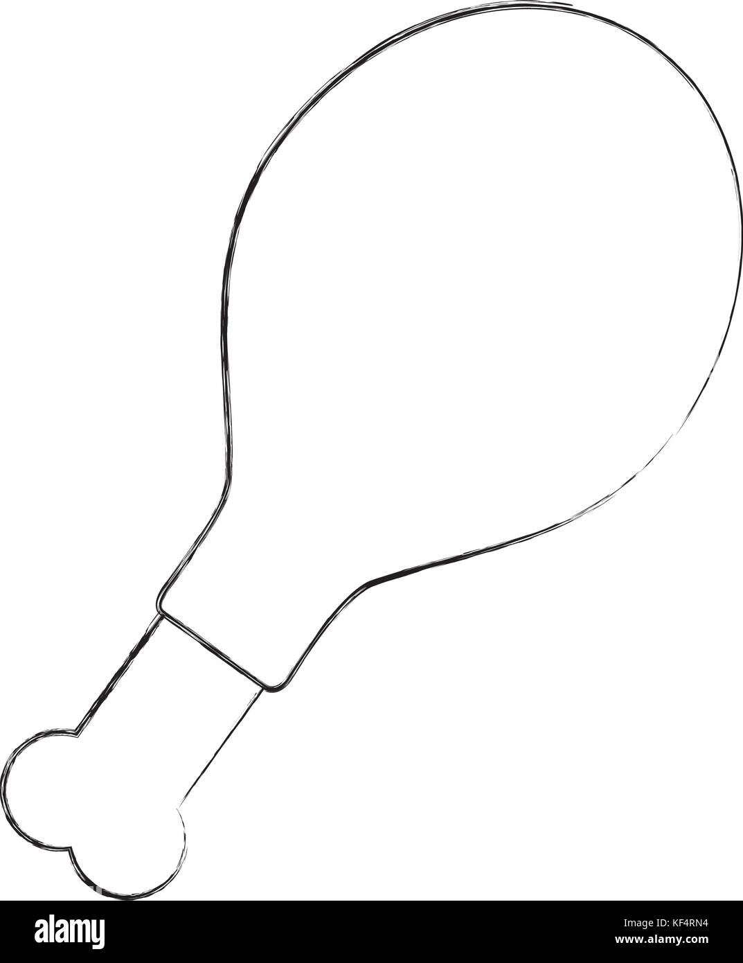 Turkey leg black and white stock photos images