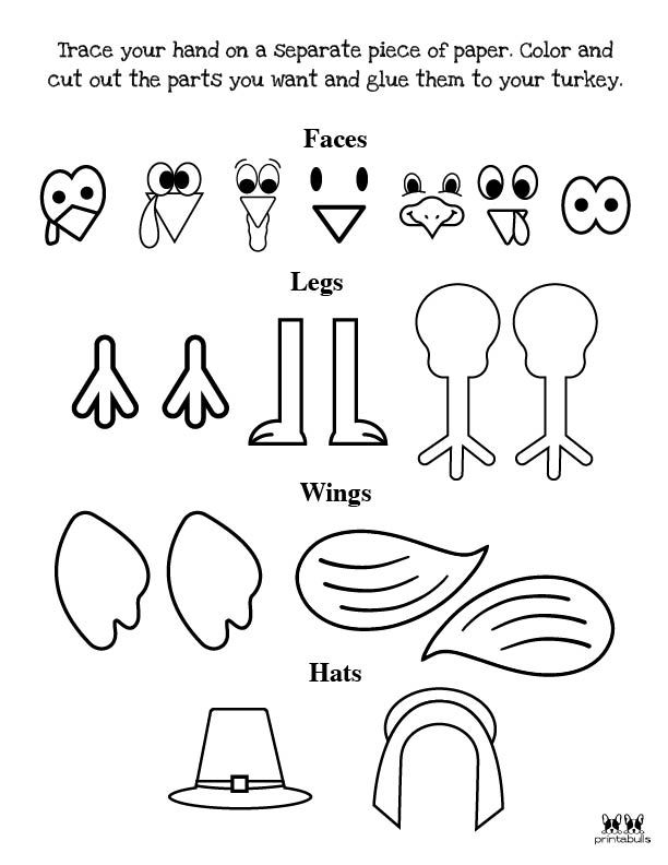 Free printable turkey templates printabulls thanksgiving activities for kids thanksgiving coloring pages thanksgiving activities preschool