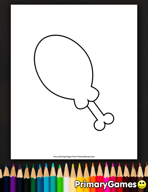 Turkey leg coloring page â free printable ebook turkey legs coloring pages thanksgiving coloring pages