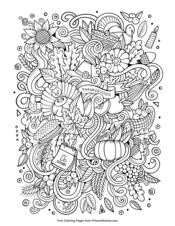 Turkey leg coloring page â free printable pdf from