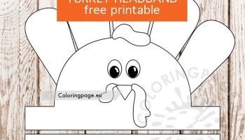 Turkey leg template coloring page