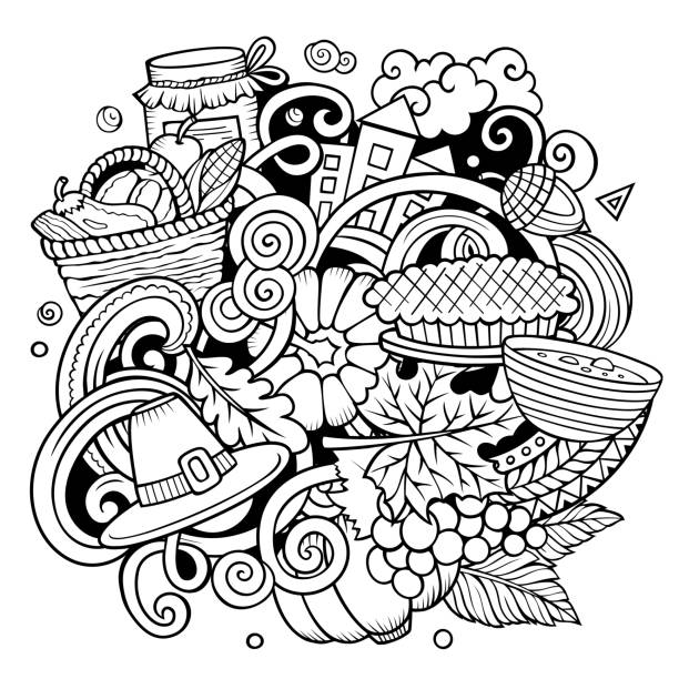 Festival turkey leg stock illustrations royalty