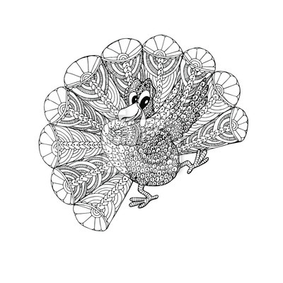 Doodle turkey cartoons monochrome coloring page for adult for â nãlepky na zeä grunge kåãdlo izolovanã