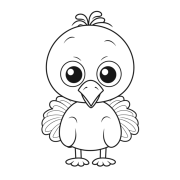 Cute turkey png vector psd and clipart with transparent background for free download