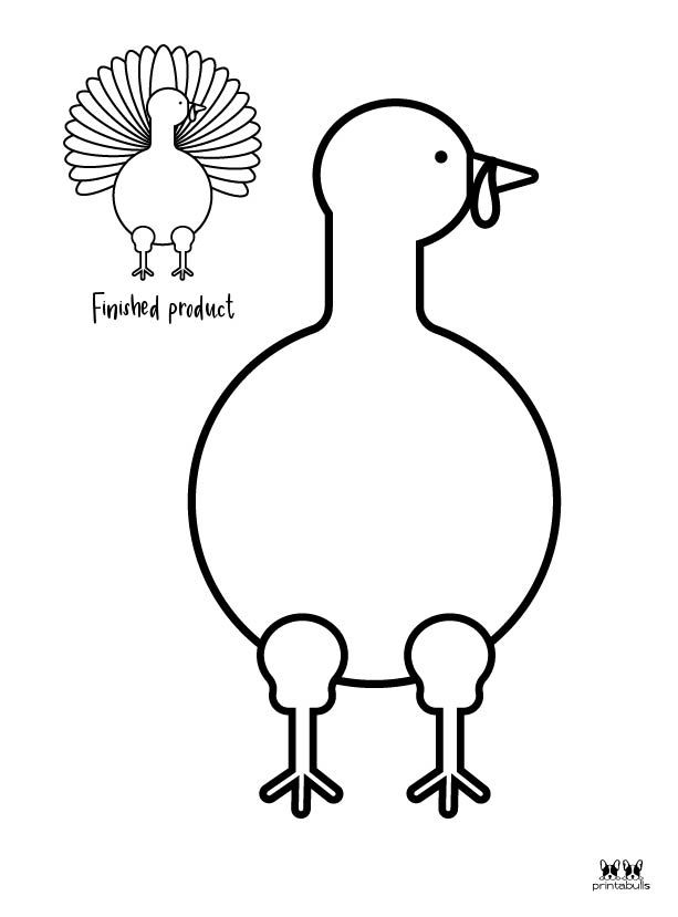 Printable turkey template