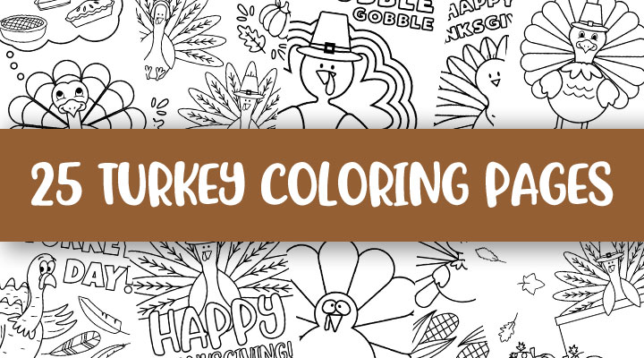 Turkey coloring pages