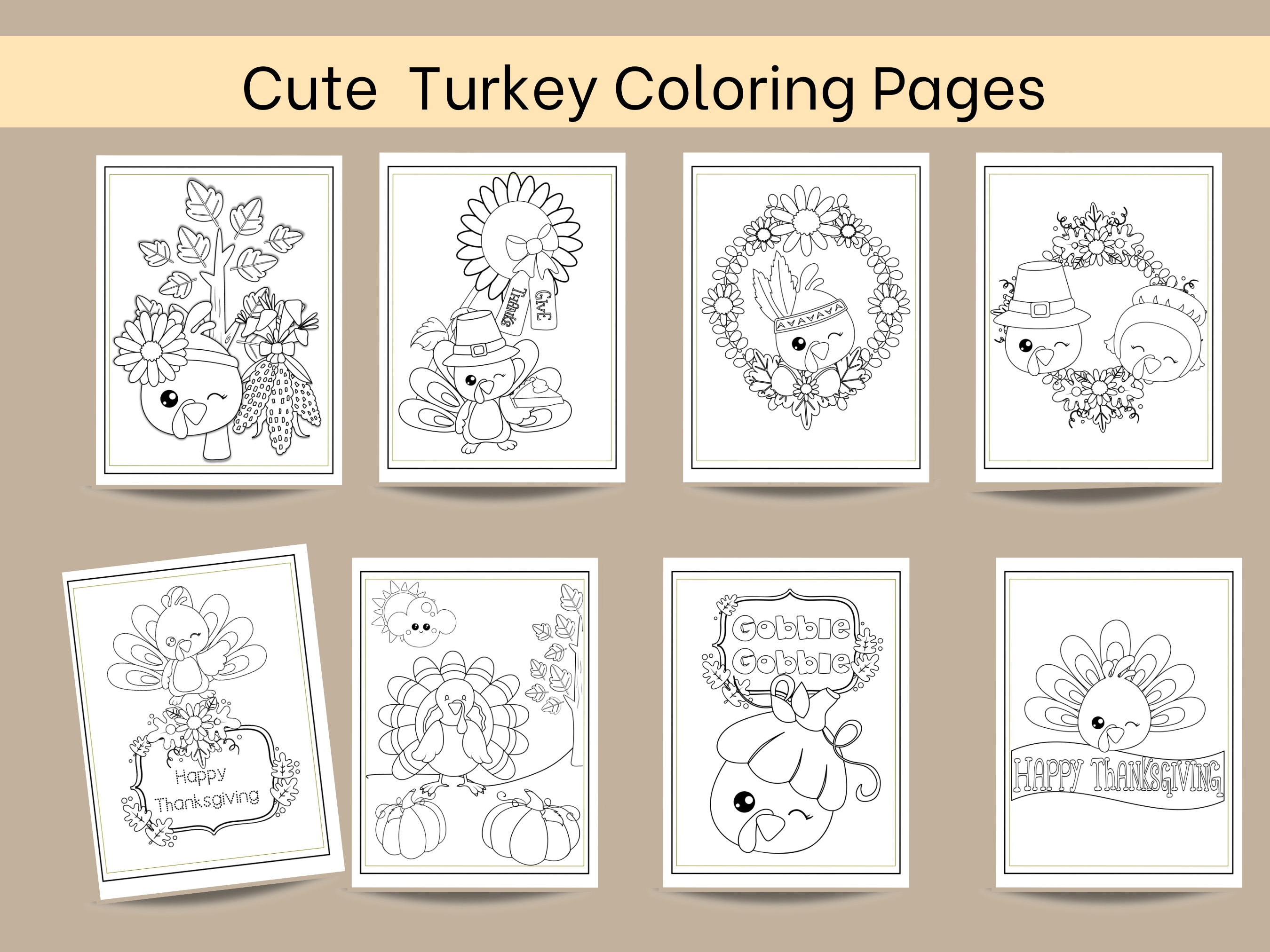 Thanksgiving kidscoloring pagesturkey coloring pagethanksgiving dinnerprintable download now