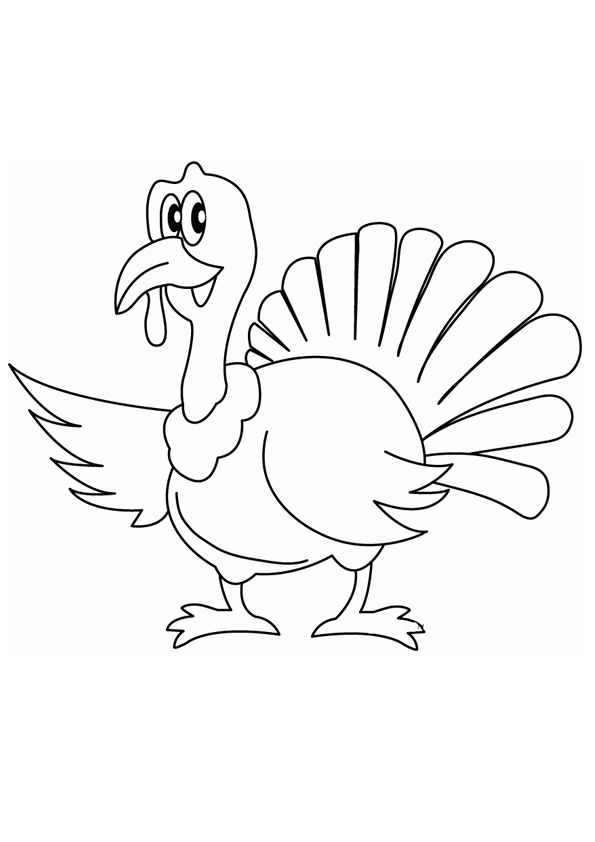Coloring pages turkey coloring pages pdf for kids