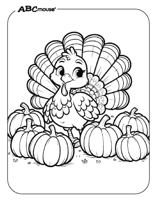 Thanksgiving turkey coloring pages for kids free printables