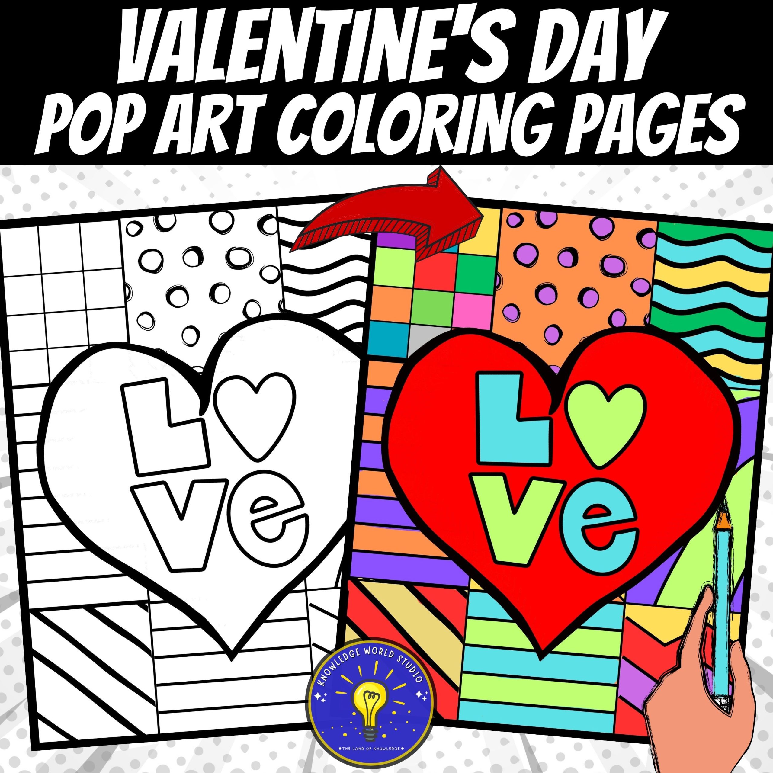 Thanksgiving turkey coloring pages pop art inspired coloring sheets made by teachers