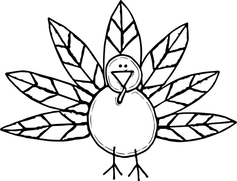 Thanksgiving coloring pages for preschool