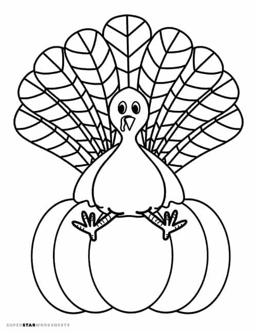 Turkey coloring pages