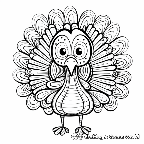 Turkey coloring pages