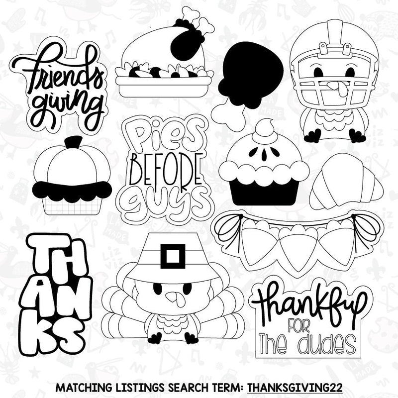 Turkey holding pumpkin cookie cutter thanksgiving cookie cutter â