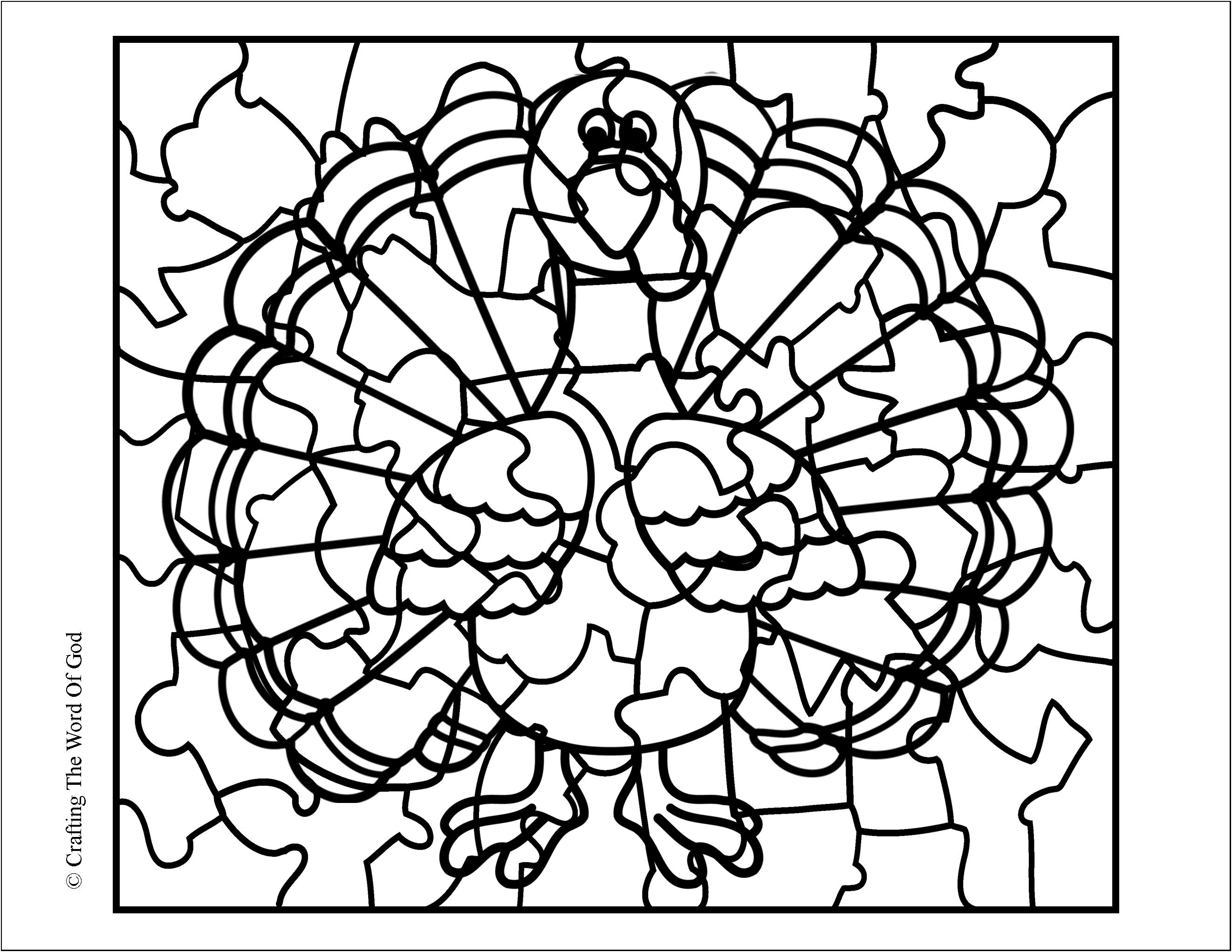 Thanksgiving turkey crafting the word of god