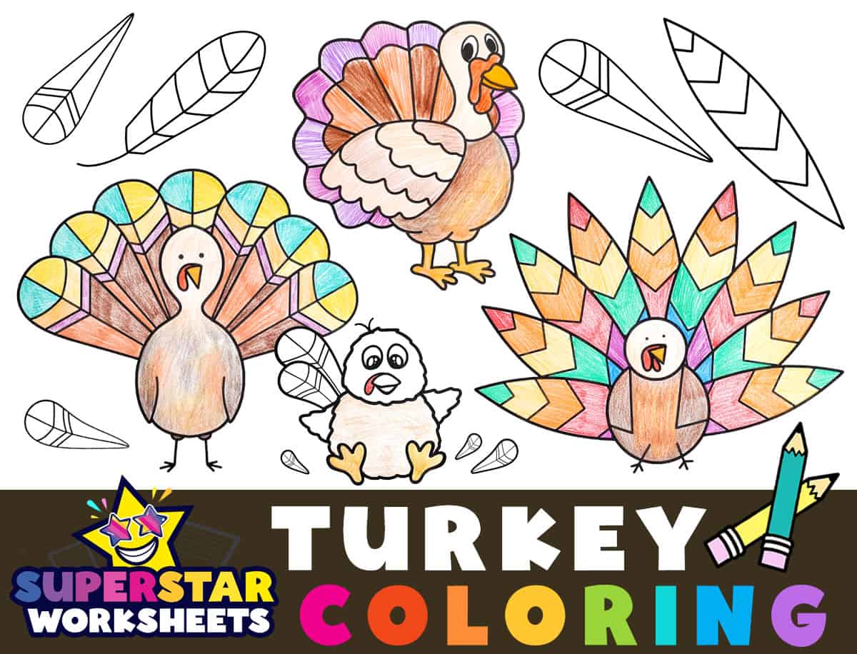 Turkey coloring pages