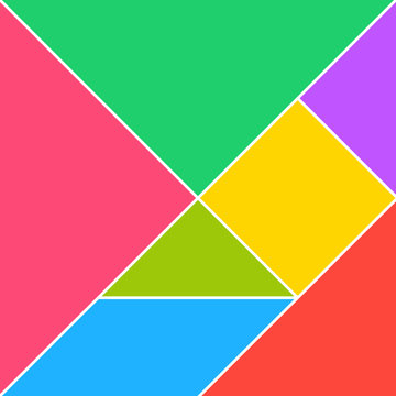 Tangram images â browse photos vectors and video