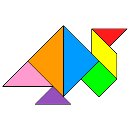 Tangram turkey