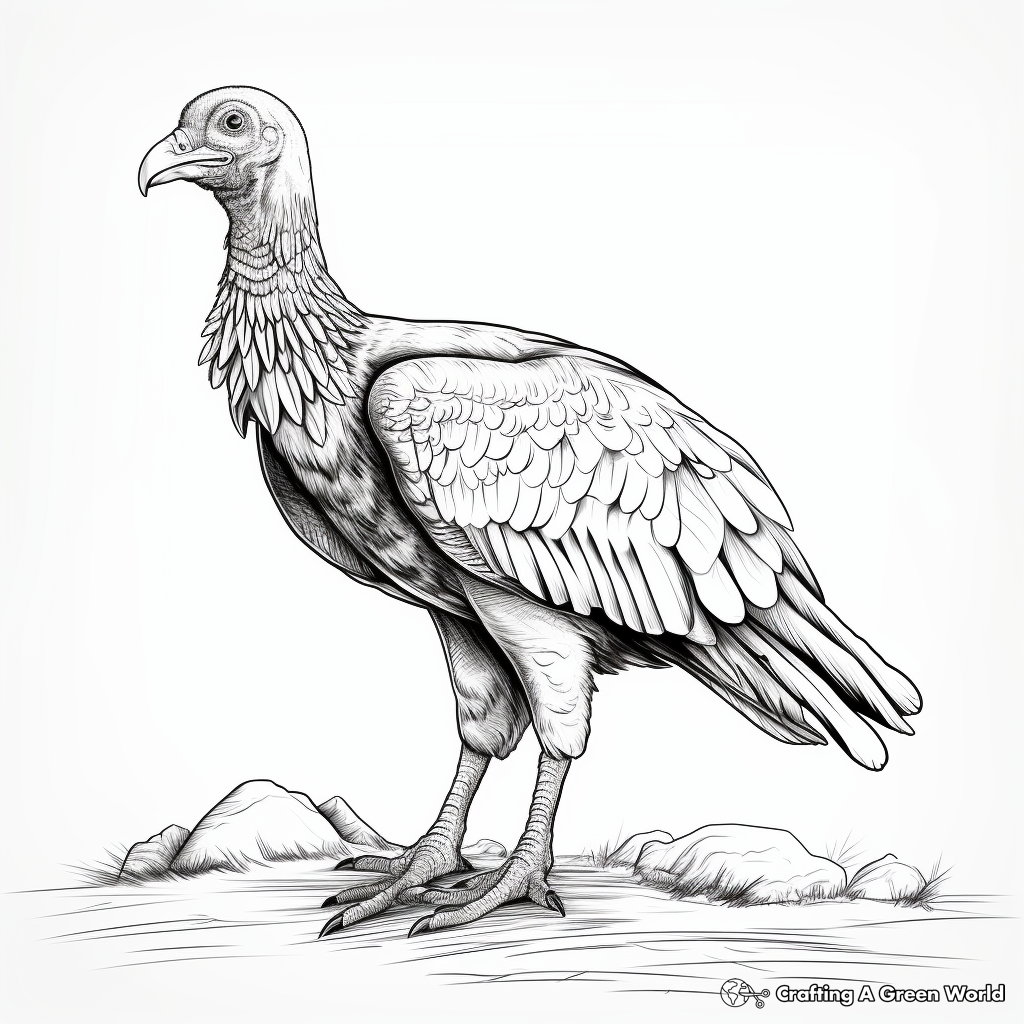 Vulture coloring pages