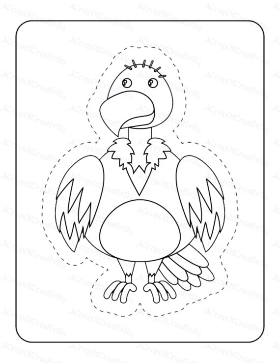 Kids animal coloring pages scissor skill practice for school pages in all print outinstant download