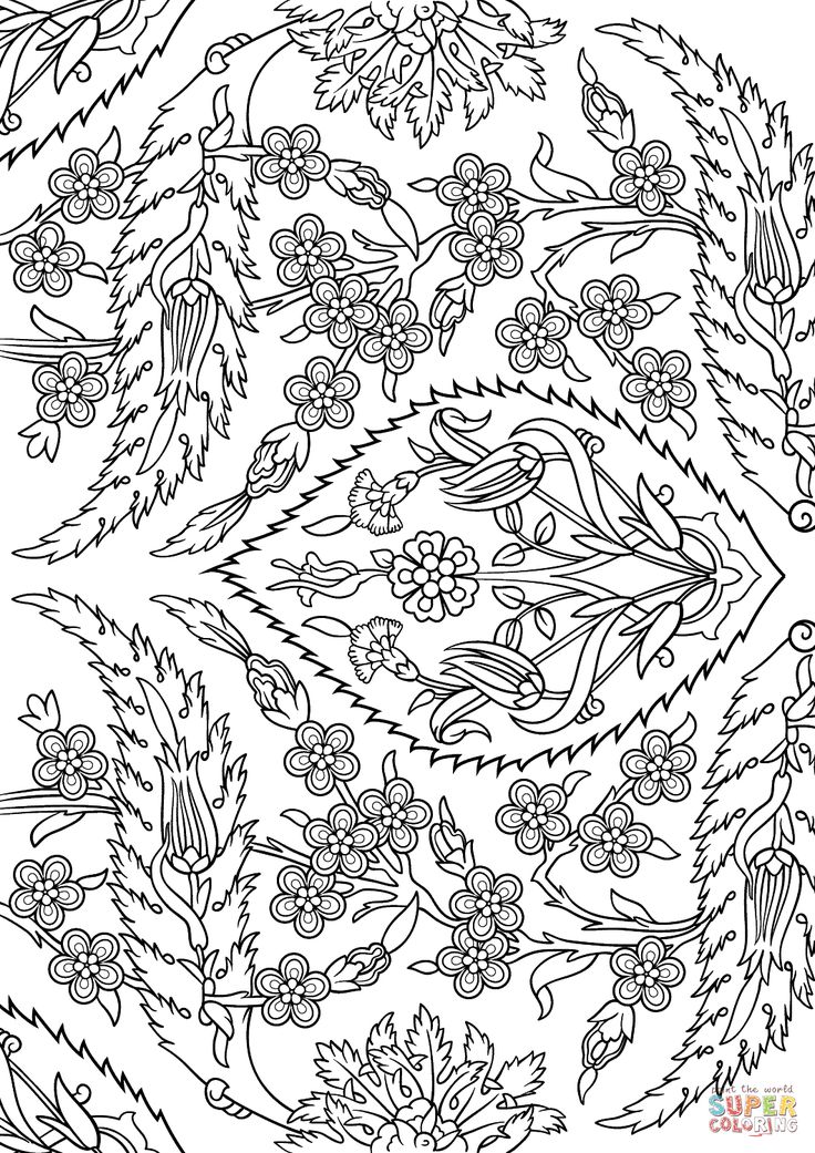 Turkish tiles coloring page free printable coloring pages coloring pages free printable coloring pages printable coloring pages