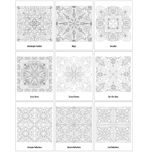 Quilters coloring book vol