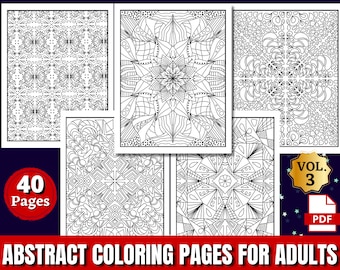 Abstract coloring pages for adults amazing adult coloring pages for girls women men and teens stress relief and relaxation vol