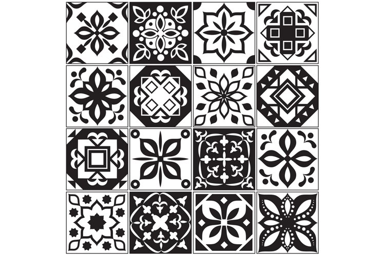 Modern interior spanish and turkish tiles kitchen floral ve