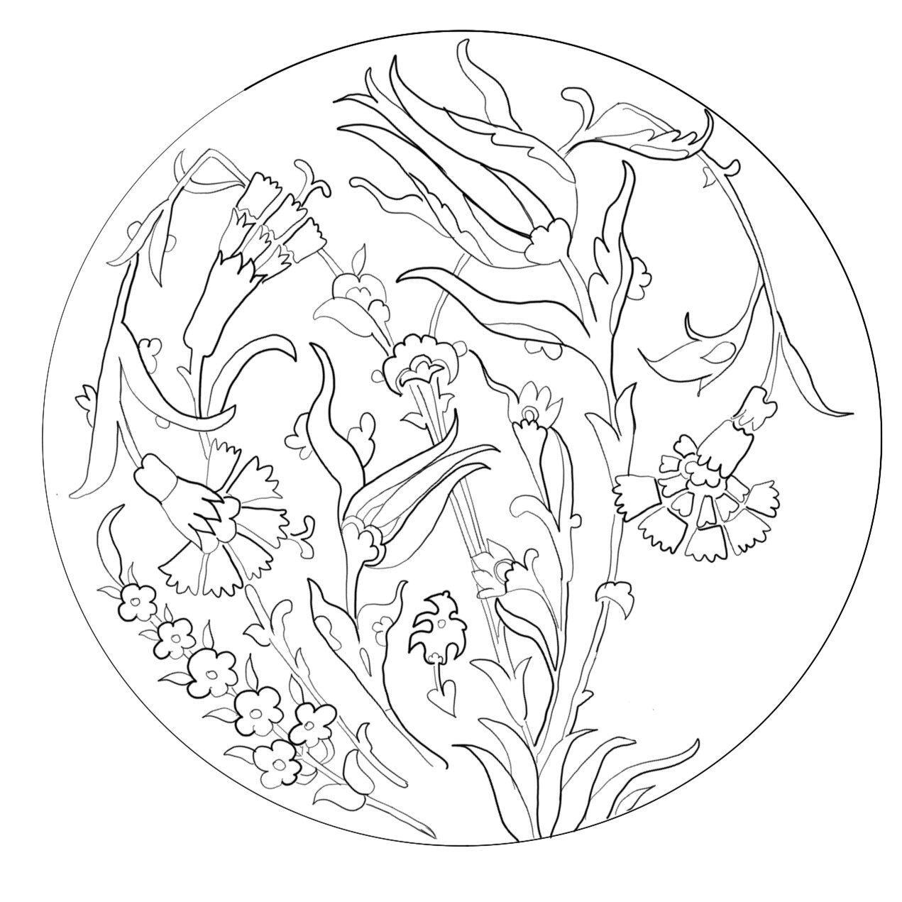 Golden flower art challenge â art of islamic illumination