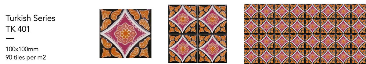 Turkish middle earth tiles