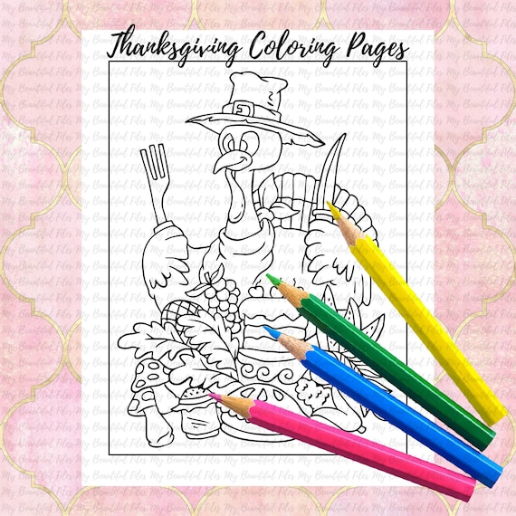 Thanksgiving coloring pages for kids kids drawing jpg