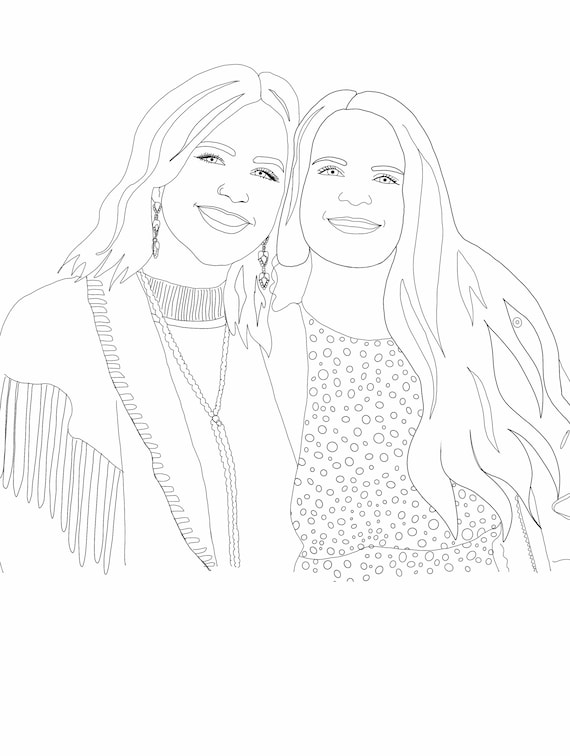 Buy custom coloring page email photos turn them into coloring pages personalized coloring page digital delivery google drive kids gift idea online in india