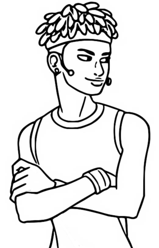 Coloring pages turning red