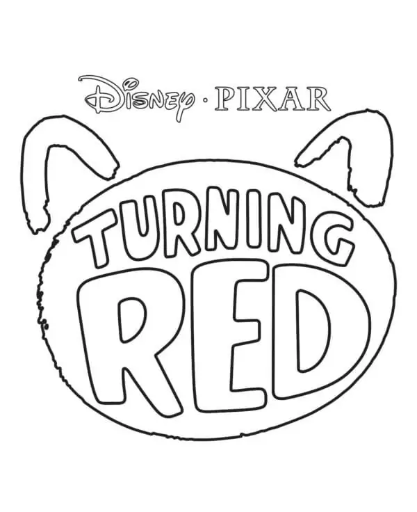 Turning red malvorlagen