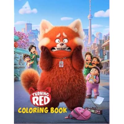 Turáing red coloriág book turning rãd coloring ana