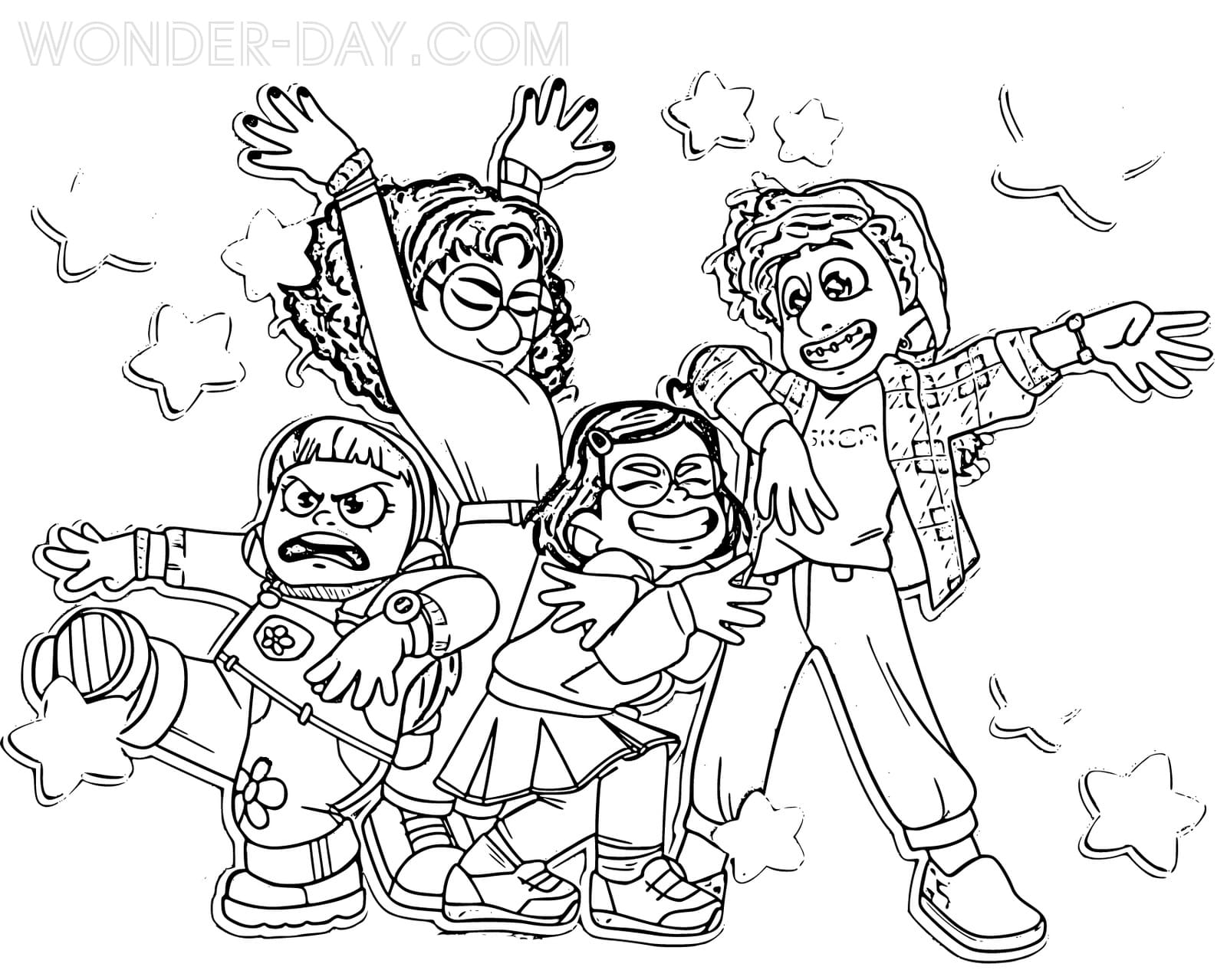 Turning red coloring pages free coloring pages