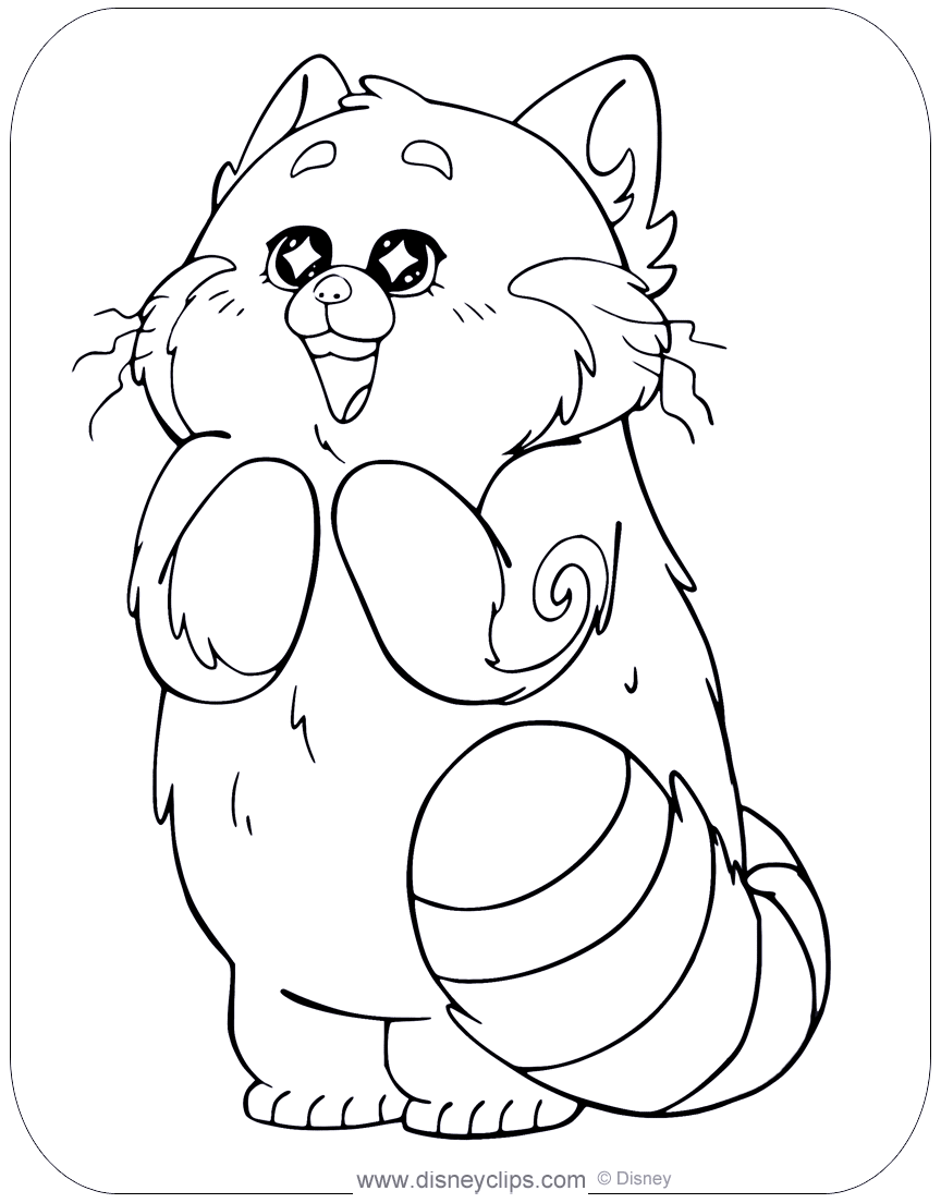 Turning red free printable coloring pages