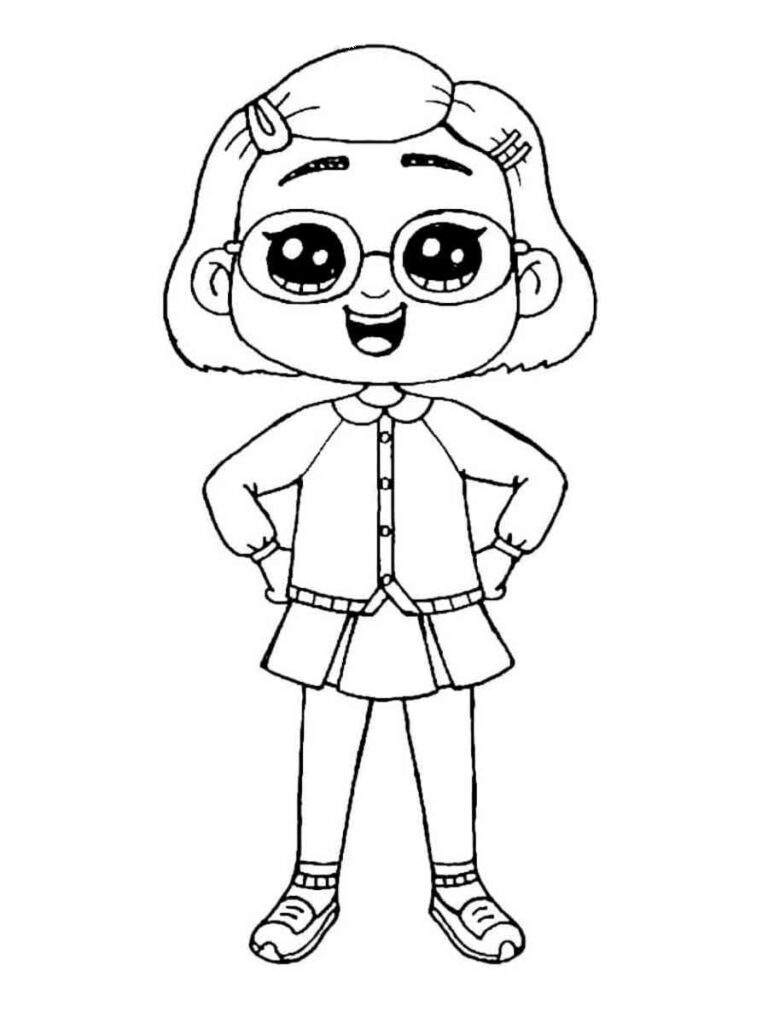 Turning red coloring pages